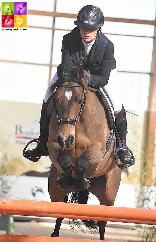 Bertille Giraut et Too Schuss du Rouget - ph. Poney As