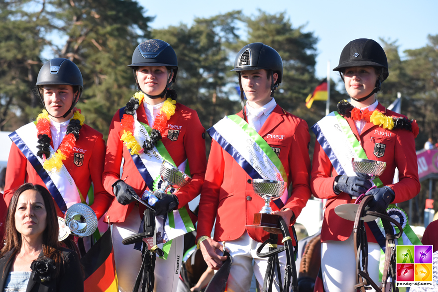 L'équipe d'Allemagne remporte la Coupe des nations - ph. Poney As