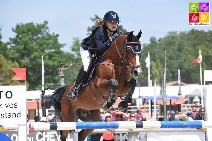 Romane Orhant et Quabar des Monceaux sont de nouveau en argent ! - ph. Poney As