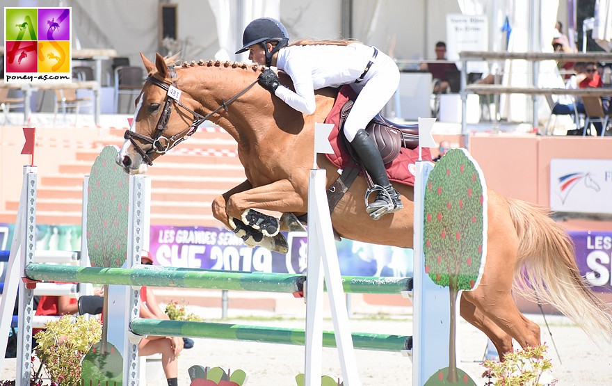 Elise Gueffier et Diane de Chez Nous - ph. Poney As