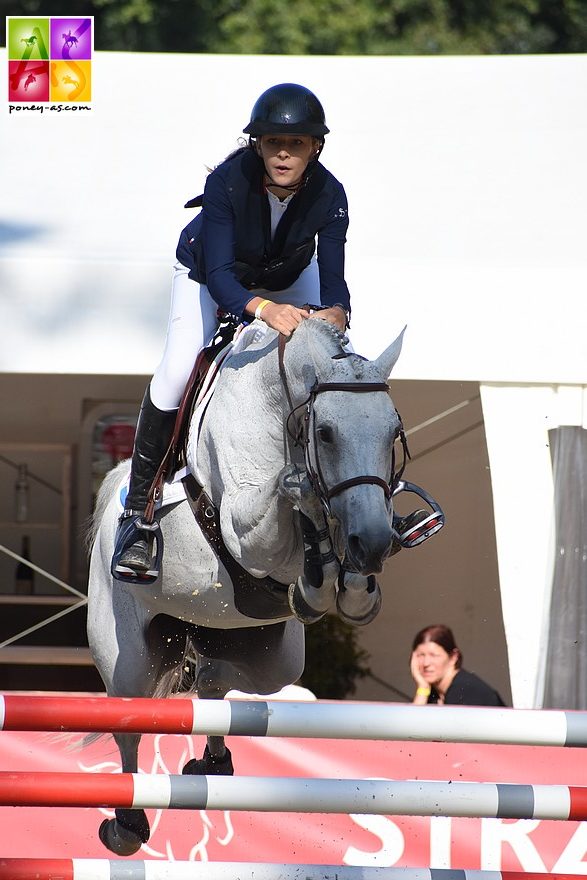 Ilona Mezzadri et Callas Rezidal Z (sans-faute - ph. Poney As