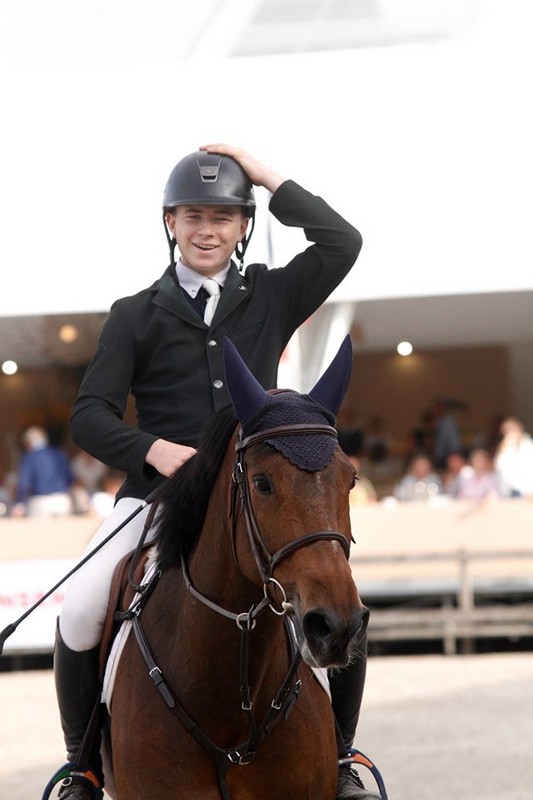 Cuffesgrange Cavadora, fille de Cavalidam, est la nouvelle championne du Monde des7 ans sous la selle de Seamus Hughes-Kennedy - ph. coll. Zangersheide