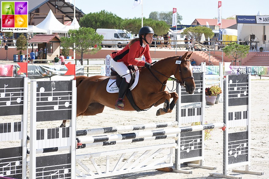 Foxy du Gévaudan et Elise Berne - ph. Poney As