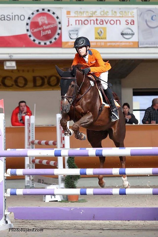 Yannick Janssen van Grunsven et Fantasia remportent le Grand Prix du CSIOP de Chevenez - ph. photobujard.com