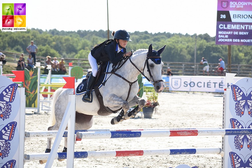 Avec 4 points de pénalités, Lola Brionne et Clémentine remportent le Grand Prix du CSIP du Mans - ph. Poney As