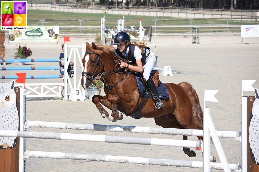 Couple vainqueur du Grand Prix As Excellence : Junie Buisson et Vertige de Bélébat – ph. Poney As