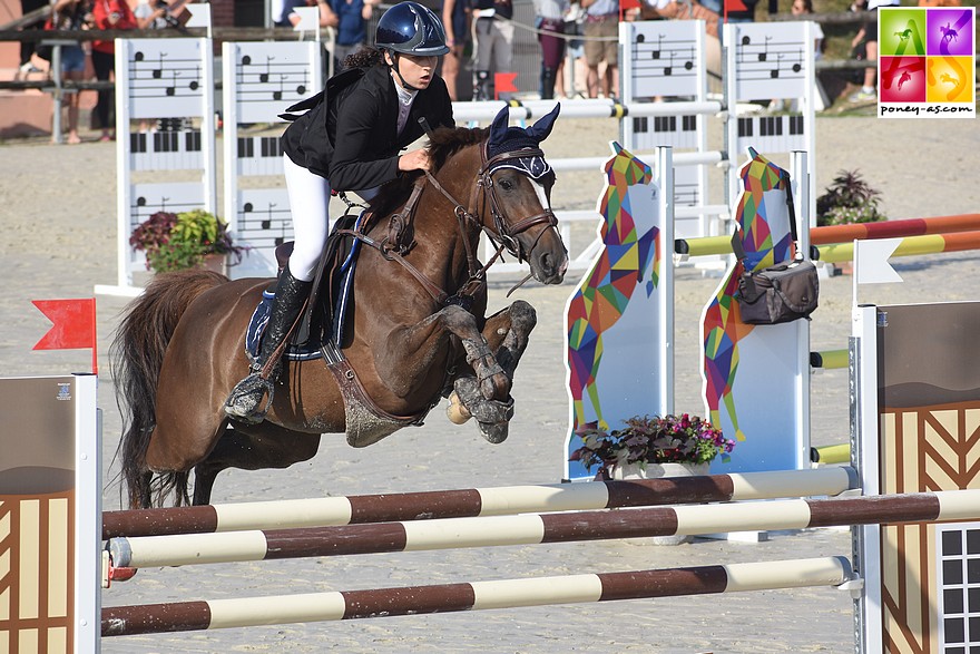 Léa Gras et Venus de Ju – ph. Poney As