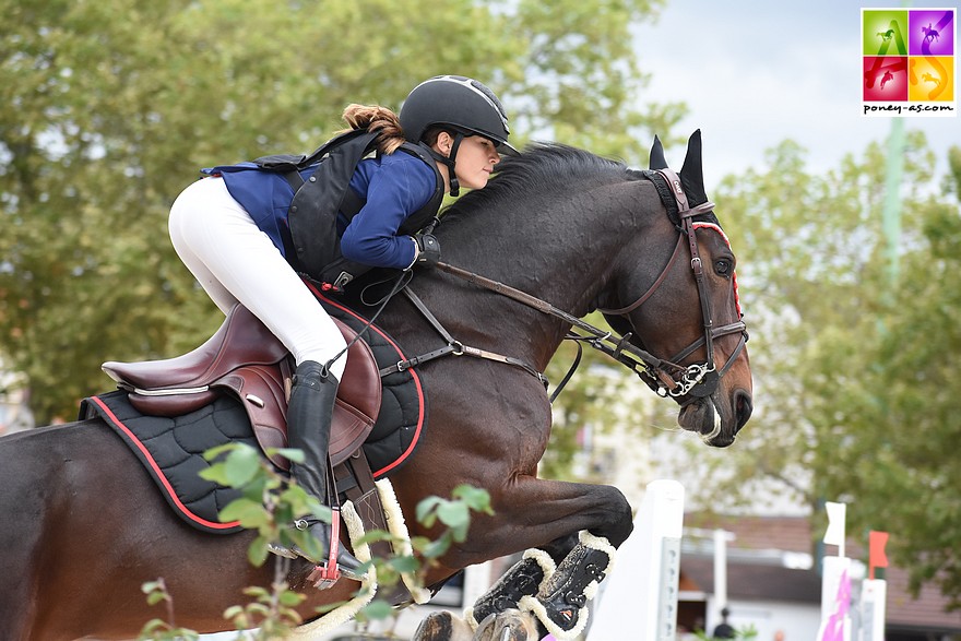 Sarah Desmoules et Austin Joyeuse - ph. Poney As 