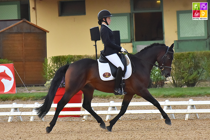 Darkonlight Tartifume et Charlotte Daval - ph. Poney As