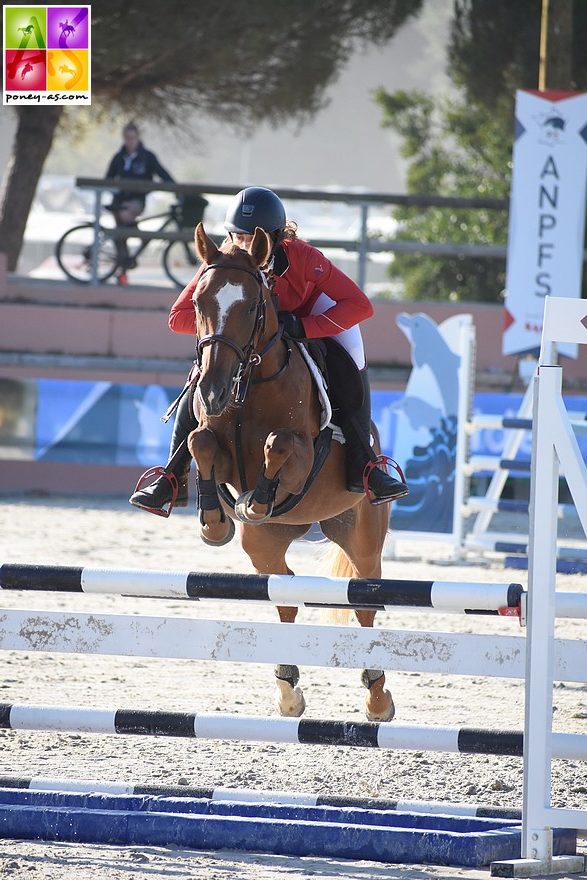 Foxy du Gévaudan et Elise Berne - ph. Poney As