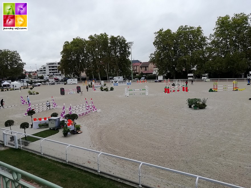 La piste du Stade Equestre du Sichon sablée en 2018 - ph. Poney As