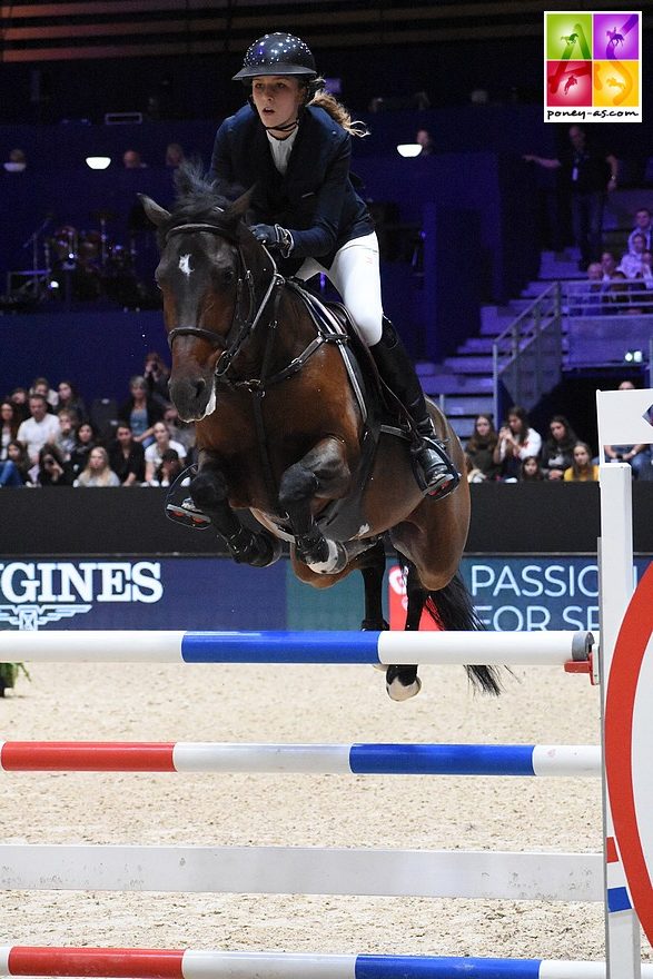 Ilona Mezzadri et Ken van Orchid, 3e - ph. Poney As