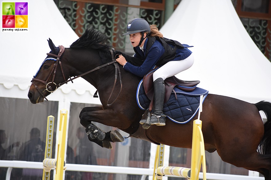 Lou-Ann Beraud et Ungaro of Qofanny - ph. Poney As