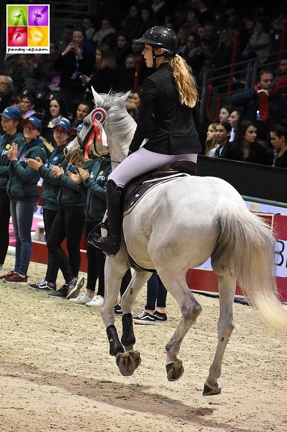 Ilona et Callas remportent l'épreuve de Vitesse de la Super As du Jumping de Bordeaux - ph. Poney As