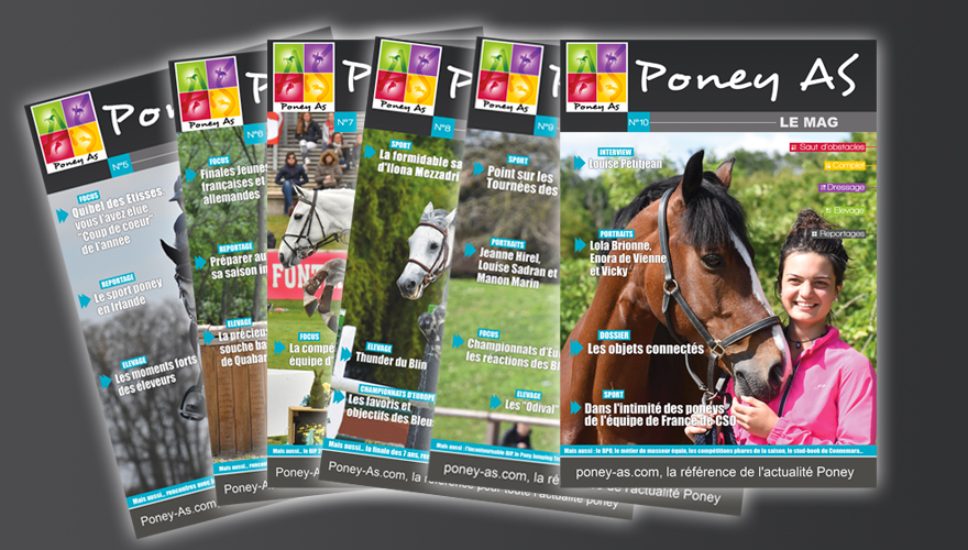 Prochaine édition du Magazine Poney As distribuée au BIP !