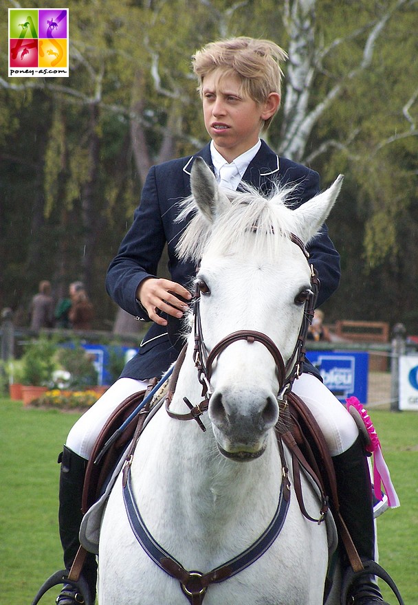 Robin Muhr et Kalifa de la Barre lors du BIP 2008 - Poney As