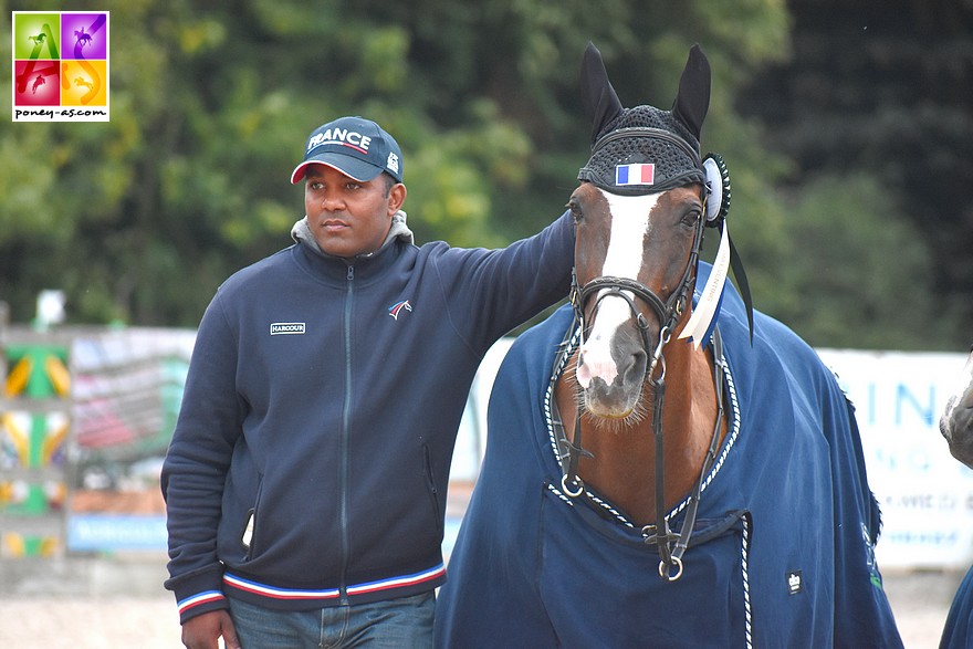 Jean-Philippe Lima a entrainé durant plusieurs années la multimédaillée Perle du Boisdelanoue - ph. Poney As