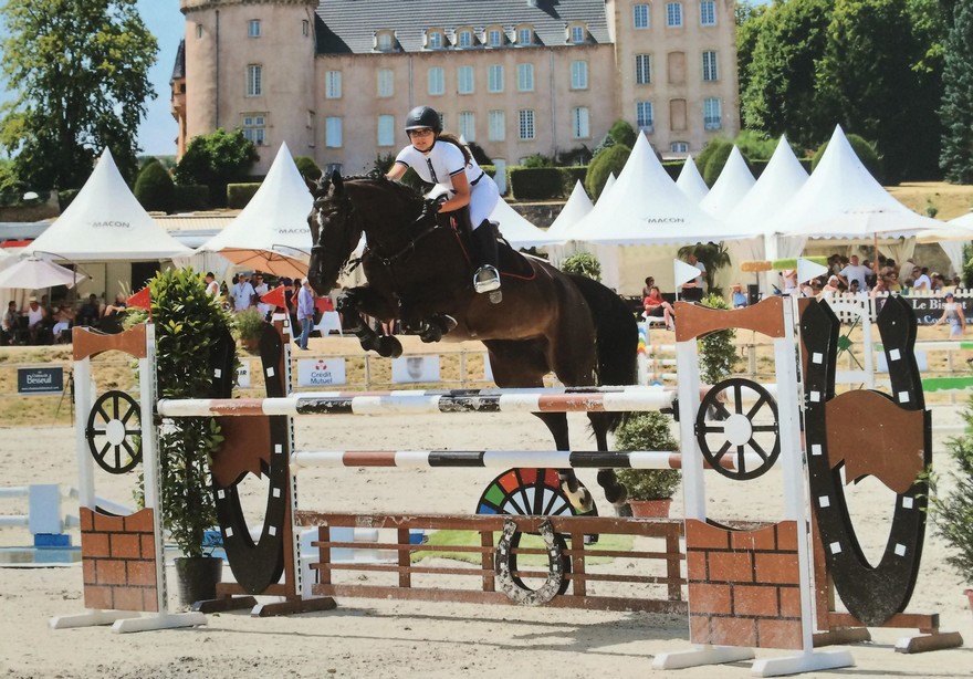 Ninon Castex lors des championnats de France de Macon en 2015 - ph. PSV