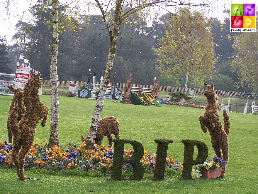 L'une des signatures du BIP : les fameux décors en buis - ph. Poney As