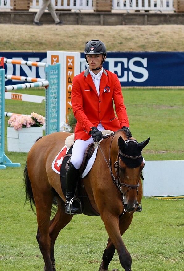 Édouard Schmitz et Cortino 46 lors des championnats d’Europe à Fontainebleau à 2018 - ph. coll. privée