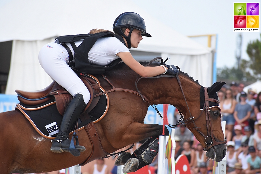 Championnat de France 2019 : encore une médaille d'argent pour Romane et Quabar ! - ph. Poney As