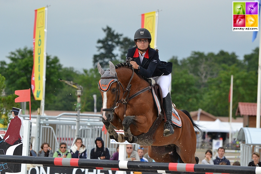 Ninon et Quabar en 2014... 8 Grands Prix As Excellence remportés et le titre de champion de France ! - ph. Poney As