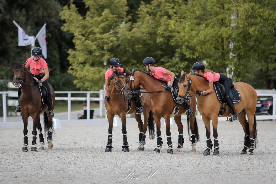 L'équipe de Dressage de Belgique, très performante elle aussi - ph. Rose Harang