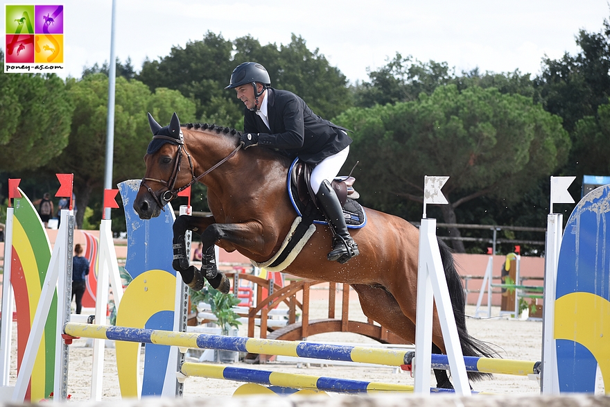 Déjà Elite l’an passé avec Mathieu Laisney, l’étalon Pfs Frenchcornet d'Odival réédite une bonne performance. Il est 3e – ph. Poney As