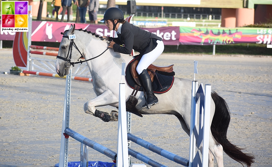 Going for Gold, 5e du Criterium des 4 ans D sous la selle d’Amélie Delcroix – ph. Poney As