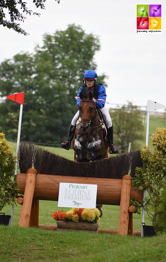 Avant leur 9e place décrochée à Strzegom, Chloé Gualtieri et Virtuose Teakitina s’étaient classés à quatre reprises (sur 5 !) sur le circuit TDA et avait réalisé un prometteur CCIP à Marbach. Ils sortent également avec un titre de vice-champions de France en poche – ph. Poney As