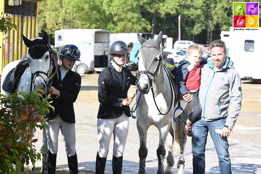 La famille Dreydemy et les poneys, Cheops et Boudchou - ph. Poney As