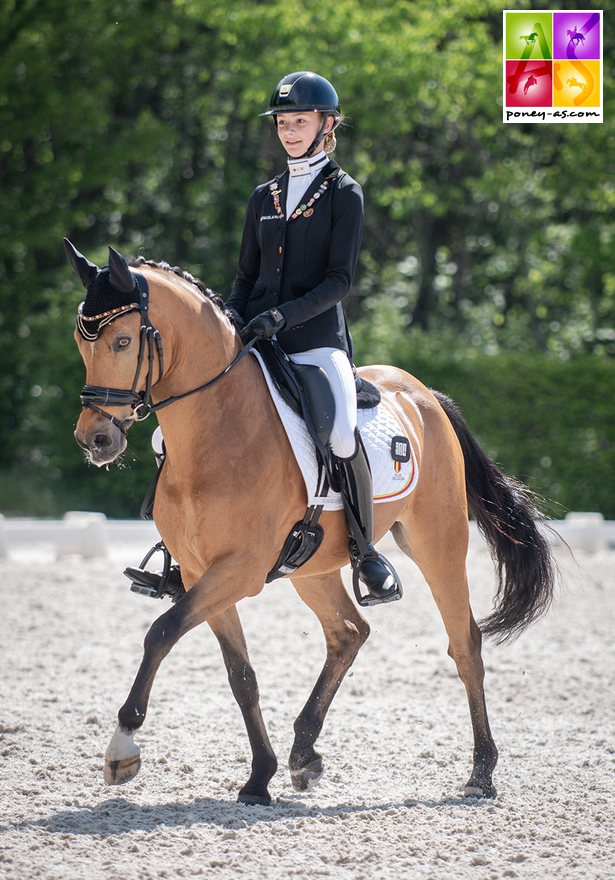 La belge Liesel Everars et FS Capelli de Niro – ph. Marine Delie