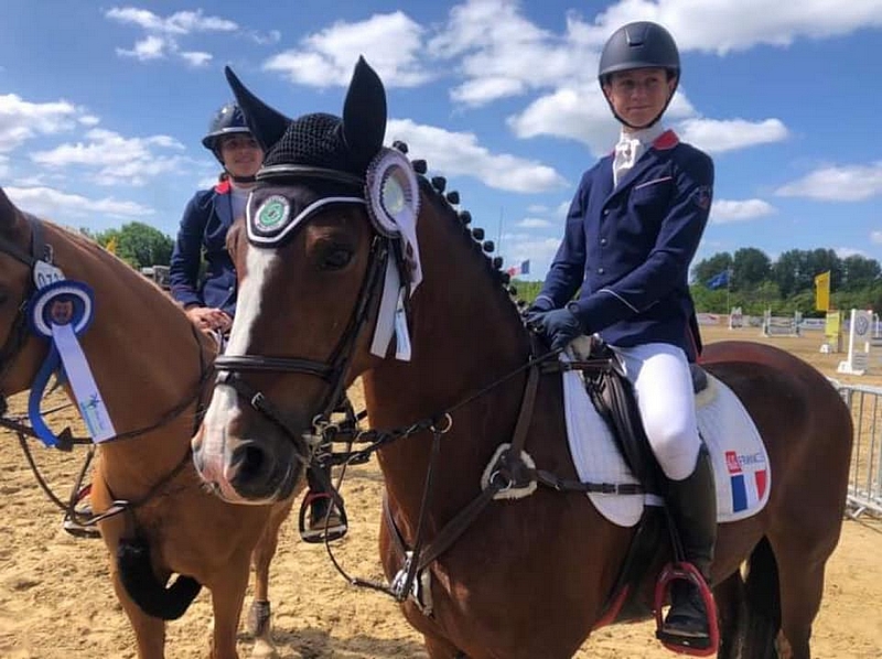 Ambroise Maindru décroche une superbe 2e place au CCIP de Westerstede. De bon augure pour la suite de son parcours avec son excellent complice Versailles des Morins – ph. coll. privée