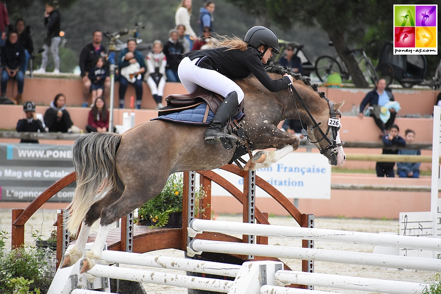 Le petit étalon Greatstar Embet Tilia, 4e de la finale du Cycle Classique des 5 ans C de CSO - ph. Poney As